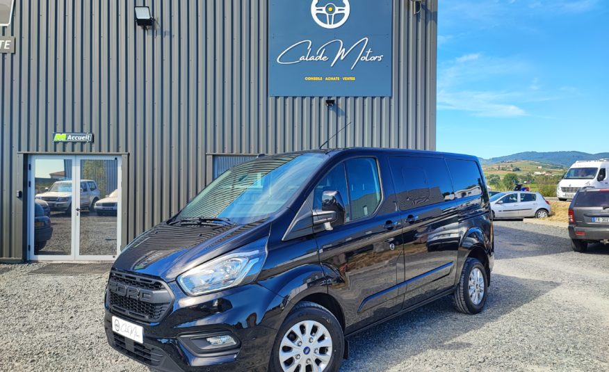 FORD TRANSIT CUSTOM II (2) CABINE APPROFONDIE 300 L1H1 2.0 ECOBLUE 170 BVA LIMITED