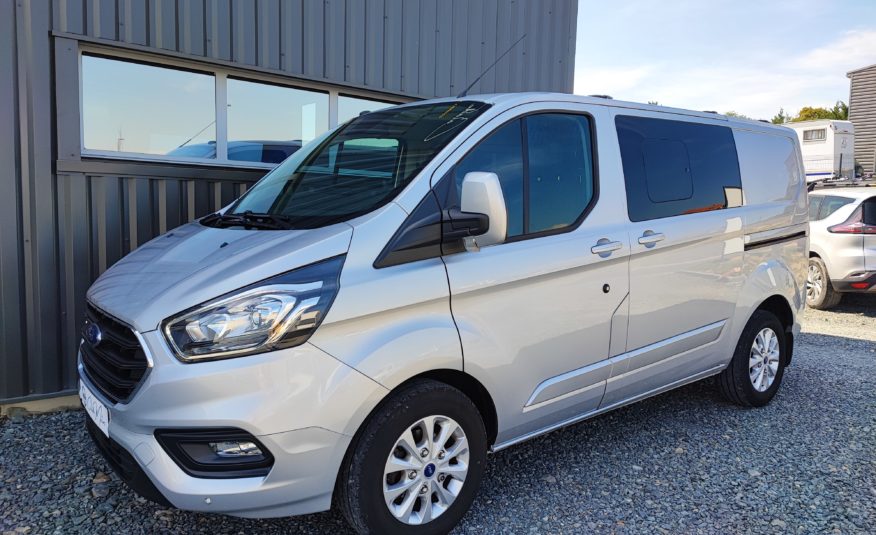 FORD TRANSIT CUSTOM II (2) CABINE APPROFONDIE 300 L1H1 2.0 ECOBLUE 170 BVA LIMITED