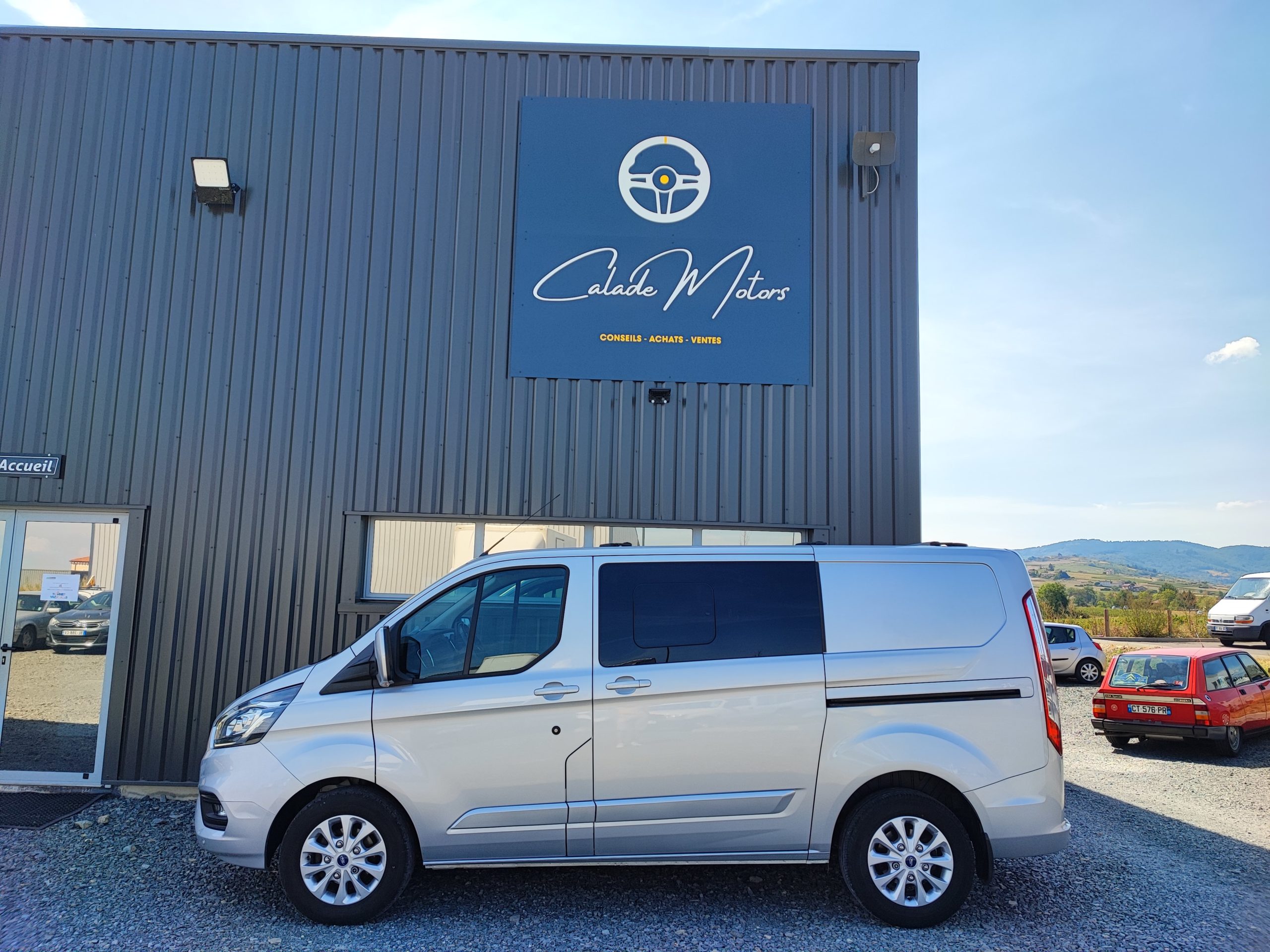 FORD TRANSIT CUSTOM II (2) CABINE APPROFONDIE 300 L1H1 2.0 ECOBLUE 170 BVA LIMITED