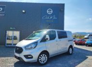 FORD TRANSIT CUSTOM II (2) CABINE APPROFONDIE 300 L1H1 2.0 ECOBLUE 170 BVA LIMITED