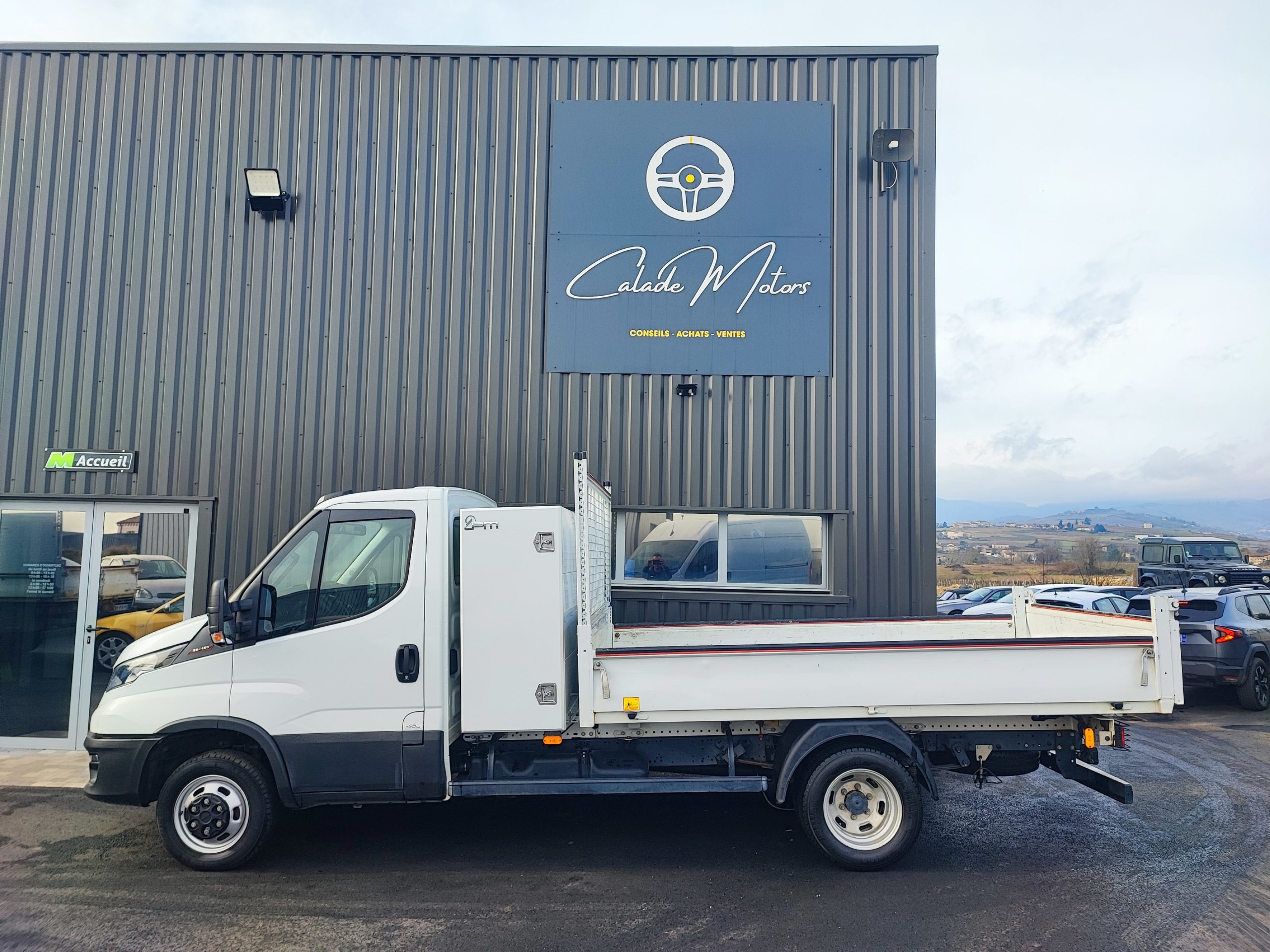 IVECO DAILY BENNE 35C16 3750 160CH BENNE + COFFRE