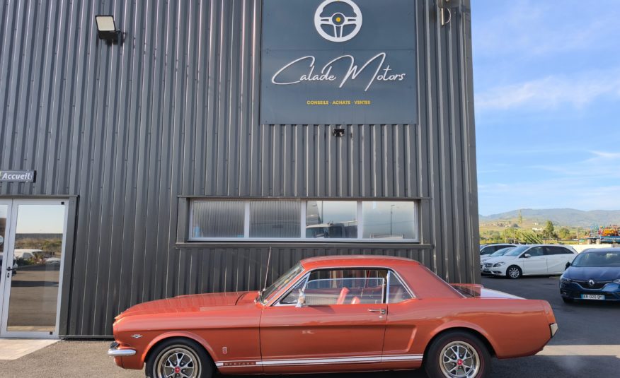 FORD MUSTANG 289 CI 4.7 V8 225CH BVA 1965 GT CODE A