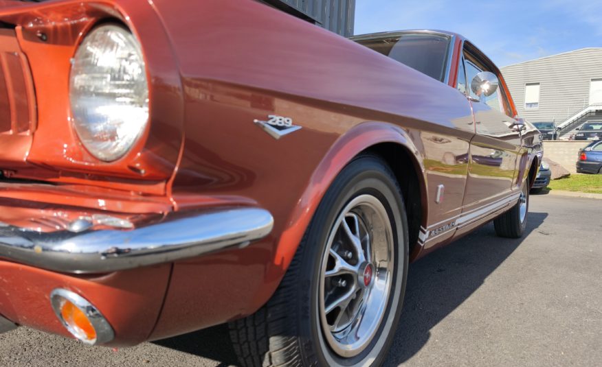 FORD MUSTANG 289 CI 4.7 V8 225CH BVA 1965 GT CODE A