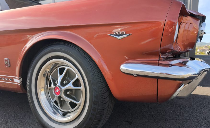 FORD MUSTANG 289 CI 4.7 V8 225CH BVA 1965 GT CODE A