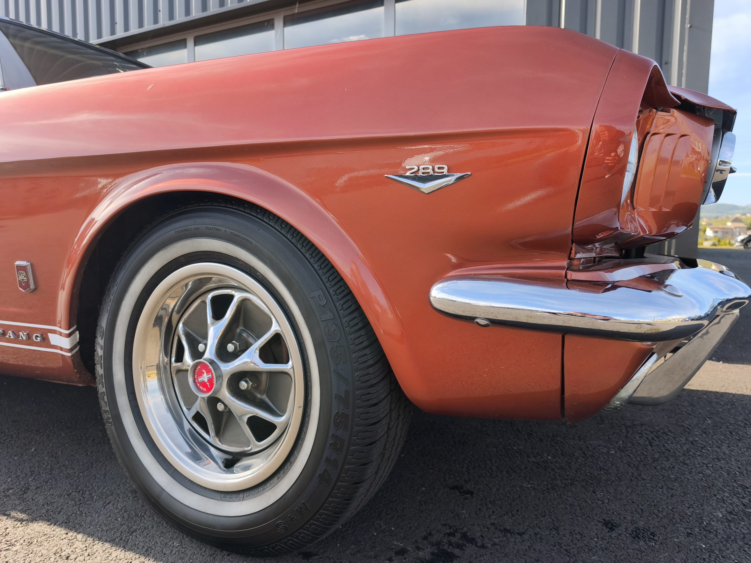 FORD MUSTANG 289 CI 4.7 V8 225CH BVA 1965 GT CODE A