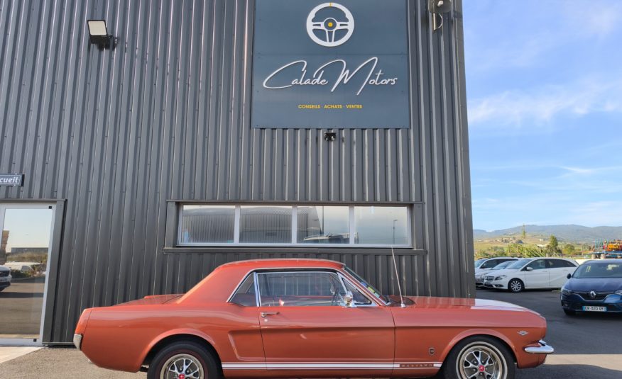 FORD MUSTANG 289 CI 4.7 V8 225CH BVA 1965 GT CODE A