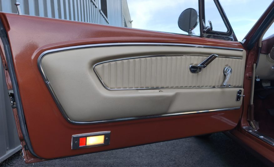 FORD MUSTANG 289 CI 4.7 V8 225CH BVA 1965 GT CODE A