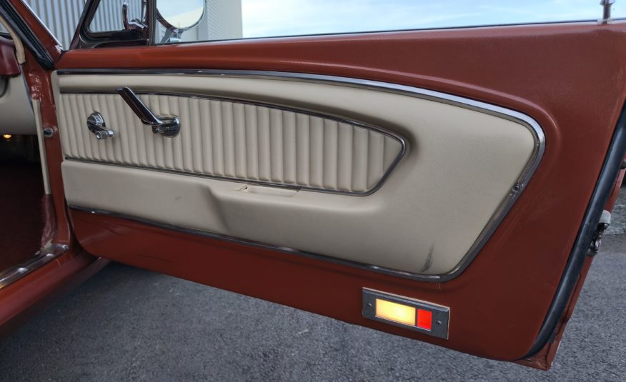 FORD MUSTANG 289 CI 4.7 V8 225CH BVA 1965 GT CODE A